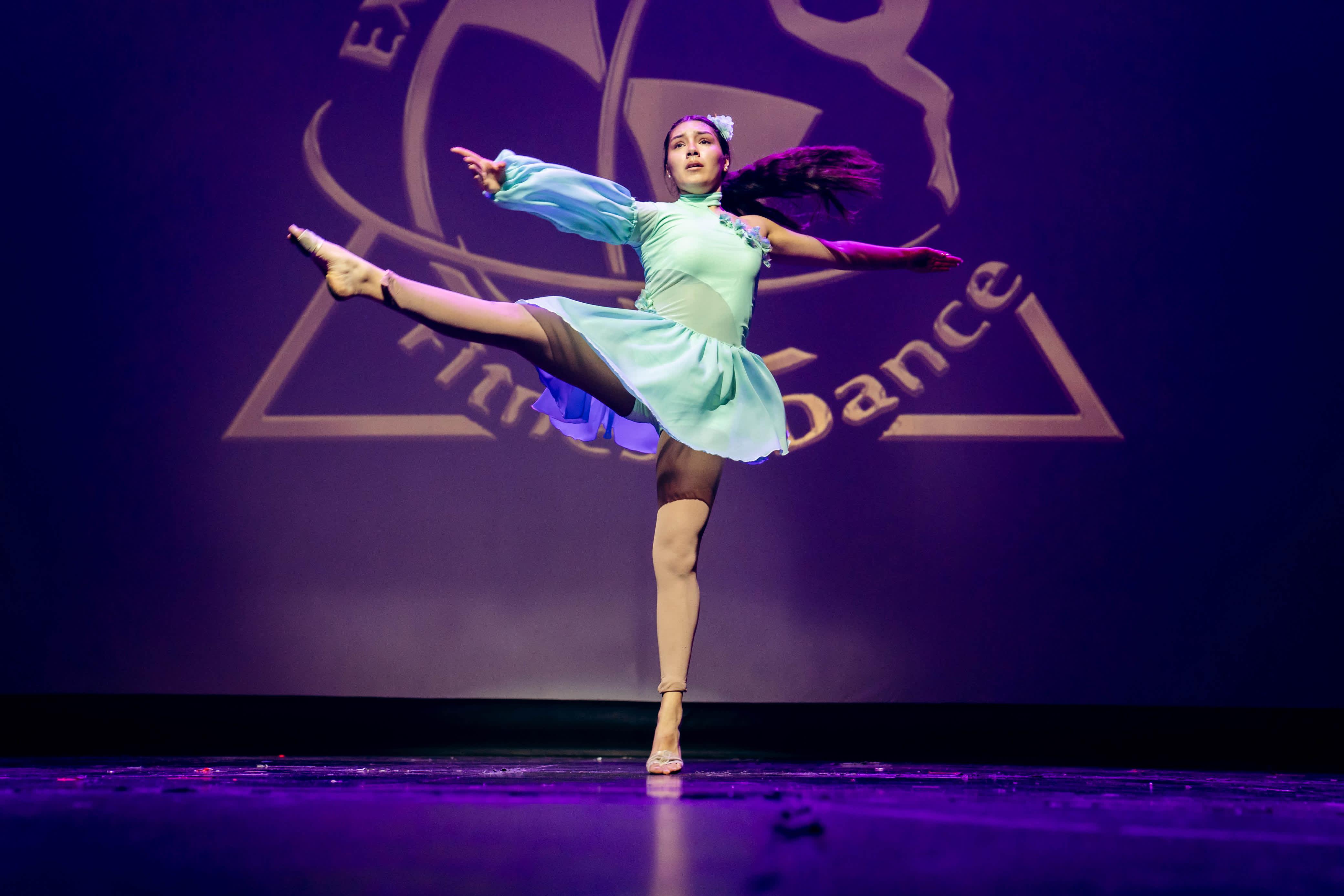 Posición final de una coreografía